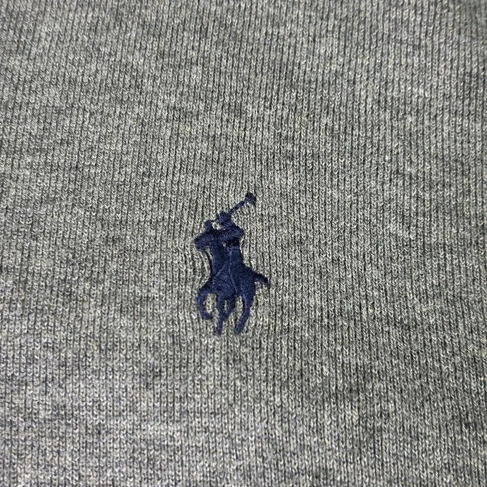 Polo Ralph Lauren Sweater Mens 3XLT Gray Pima Cotton Knit V-Neck Pullover